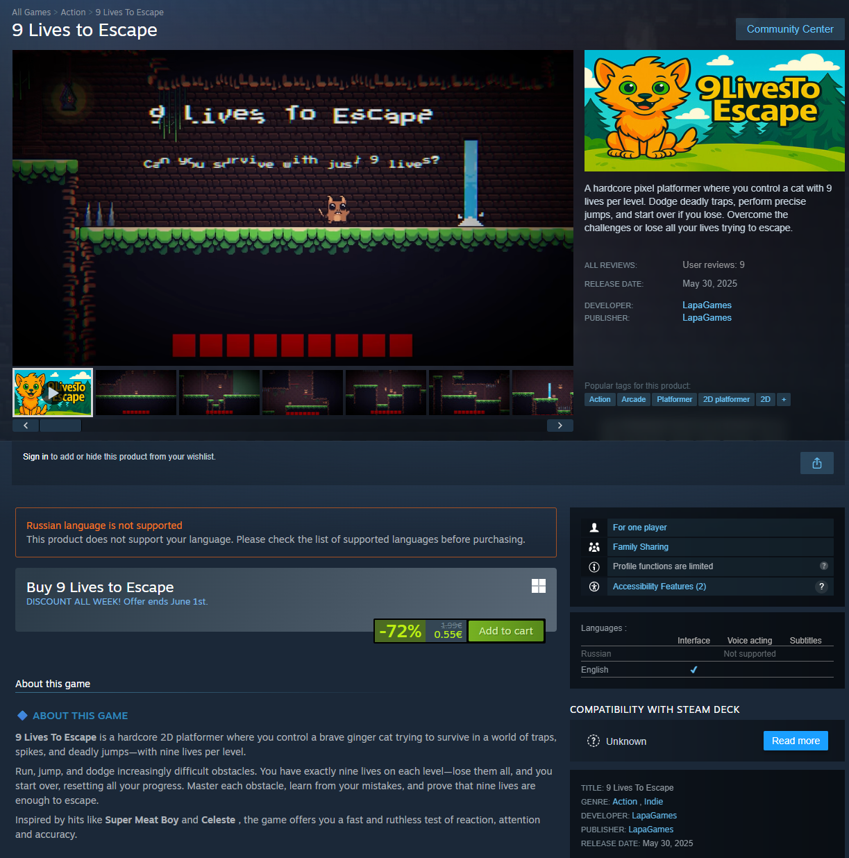 9 Lives To Escape